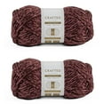 thumbnail image 1 of Crafted by Catherine Plum Tonal Tweed Super Bulky Yarn, 125 yards, 7oz/200g (2 Pack), 1 of 5
