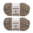 thumbnail image 1 of Crafted by Catherine Taupe Polarized Super Bulky Yarn, 213 Yards, 10.5oz/300g (2 Pack), 1 of 9