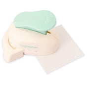 Craftelier - Croissant Shaped Corner Punch with Snap Lever for Curved Die Cutting on Paper and Cardboard | Specially for Scrapbooking and Crafting | Shape Size 25 mm Diameter