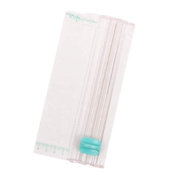 Craftelier - Paper Trimmer and Score Board for Paper Crafts | Mini Cutting Board Tool for Scrapbooking Supplies | Card Making, Small Business Essentials | Size 3.5 x 6.7 inches