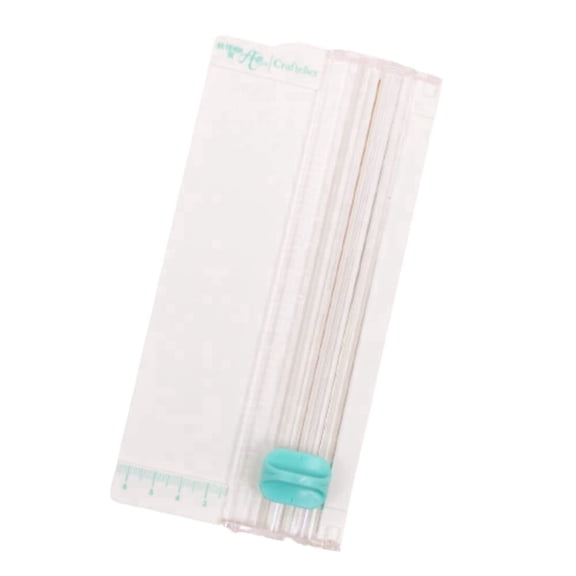 Craftelier - Paper Trimmer and Score Board for Paper Crafts | Mini Cutting Board Tool for Scrapbooking Supplies | Card Making, Small Business Essentials | Size 3.5 x 6.7 inches