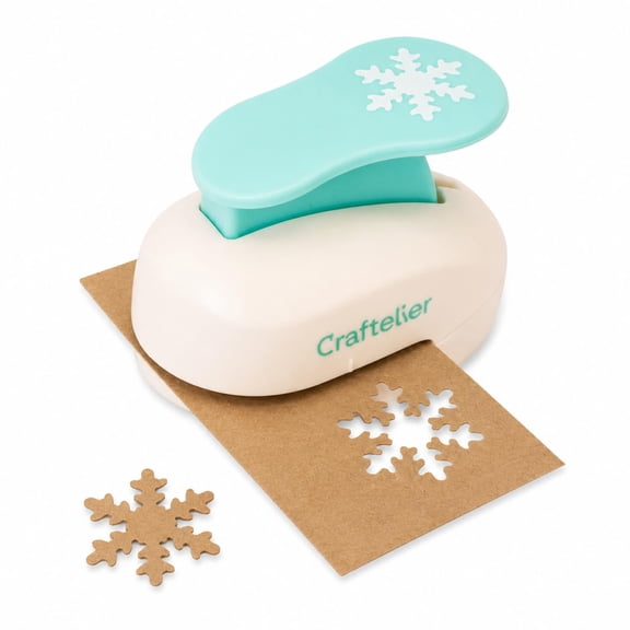Craftelier Snowflake Paper Punch, 1-Inch Craft Punch for Scrapbooking