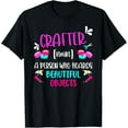 thumbnail image 1 of Crafter Definition Crafting Craft T-Shirt, 1 of 4