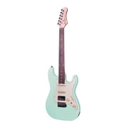Crafter Solid Body S Style Guitar Modern Sera Series, With Bag, Ara Green Finish