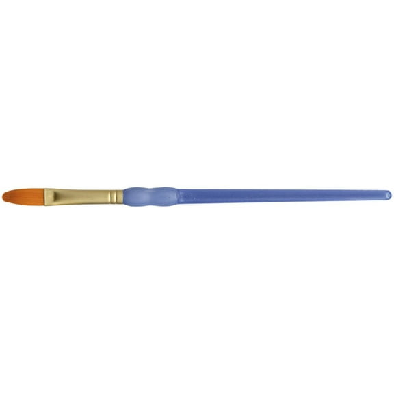 Crafter's Choice Gold Taklon Oval Wash Brush-3/8" Width