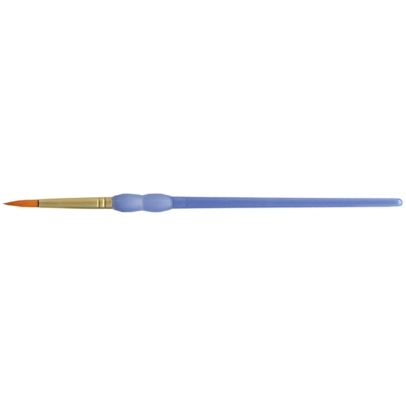 Crafter's Choice Gold Taklon Round Brush-Size 10/0
