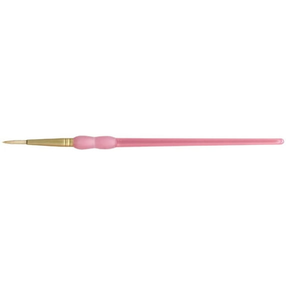 Crafter's Choice White Bristle Round Brush-Size 4, Pk 6, Royal Brush