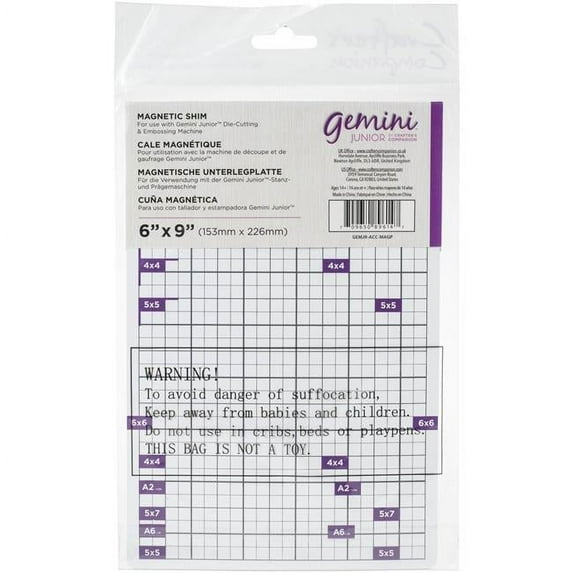 Crafter's Companion Gemini Junior Magnetic Shim 6"X9"