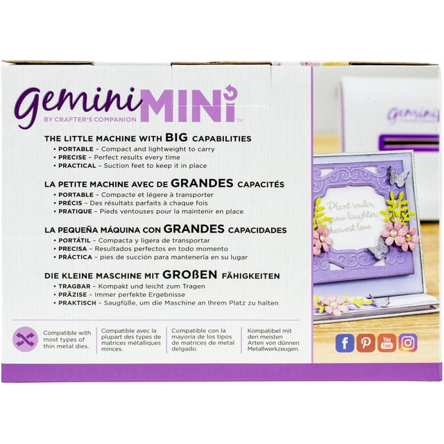 Crafter's Companion Gemini Mini Manual Die, Cutting & Embossing Machine