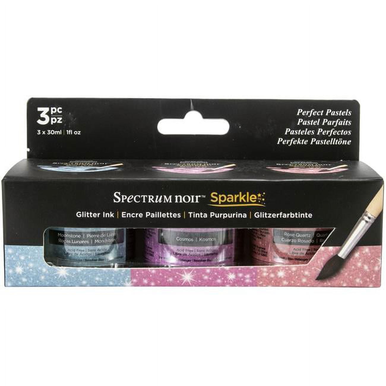 Pennarelli Sparkle Glitter Spectrum Noir - Soft Pastels da Crafter's  Companion - Per Colorare e Dipingere - Decorazioni, Carta, Colori - Casa  Cenina