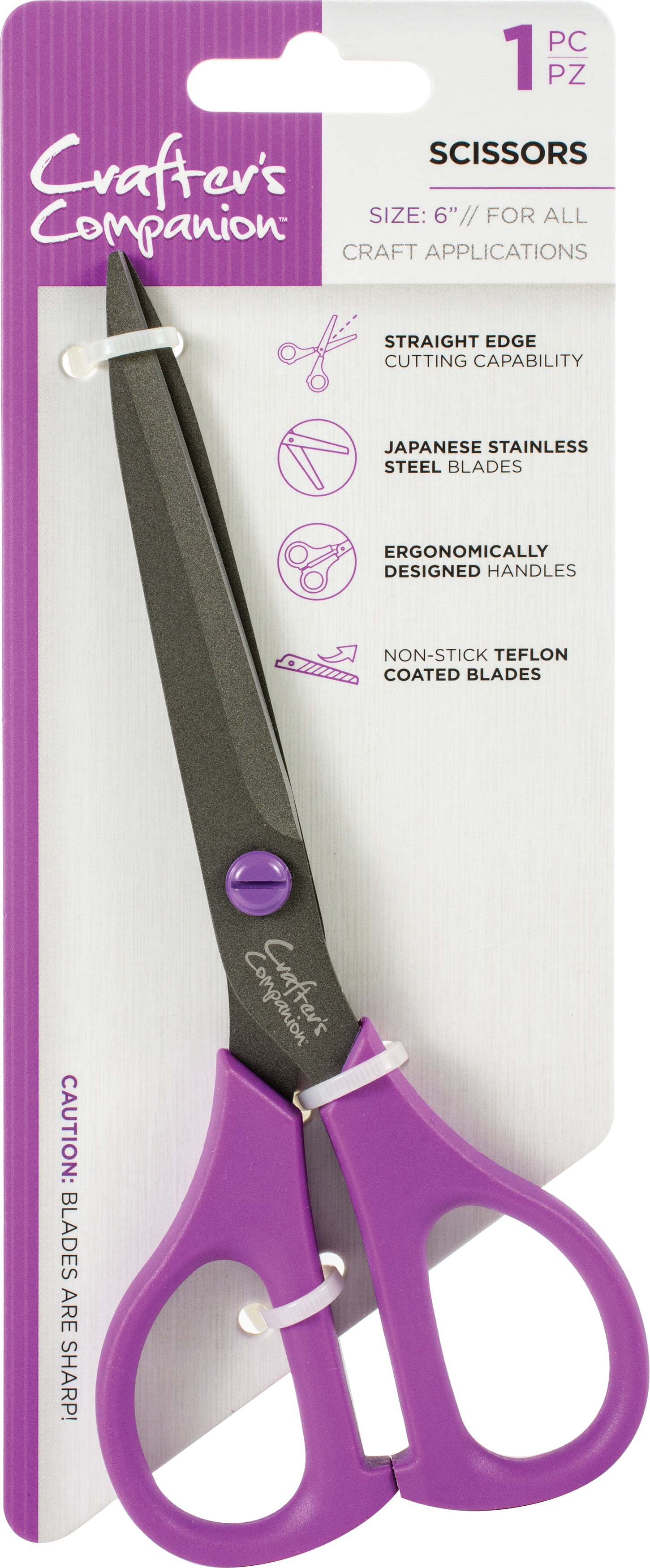 Crafter's Companion Professional Scissors 6"-Straight Non-Stick Blades