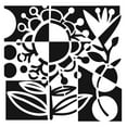 thumbnail image 1 of Crafter's Workshop Stencil 6"X6"-Fractured Flower, 1 of 1