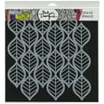 thumbnail image 1 of Crafter's Workshop Template 12"X12"-Art Deco Leaves, 1 of 4