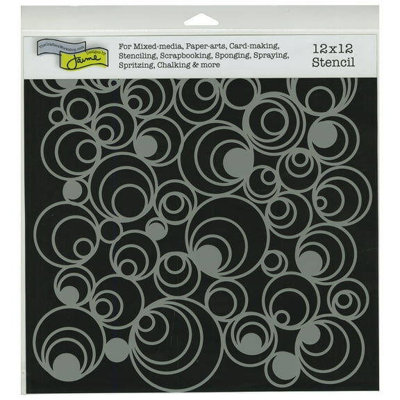 Crafter's Workshop Template 12"X12"-Mod Spirals