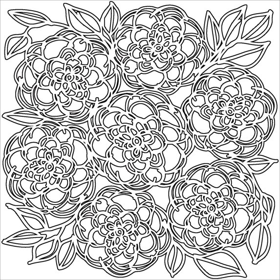 Crafter's Workshop Template 12"X12"-Mumsy, Pk 3, Crafters Workshop