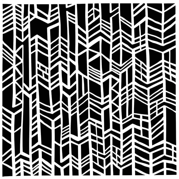 Crafter's Workshop Template 6"X6"-Distressed Knit