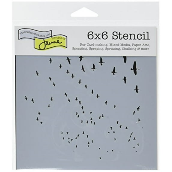 Crafter's Workshop Template 6"X6"-Flying Geese, Pk 3, Crafters Workshop
