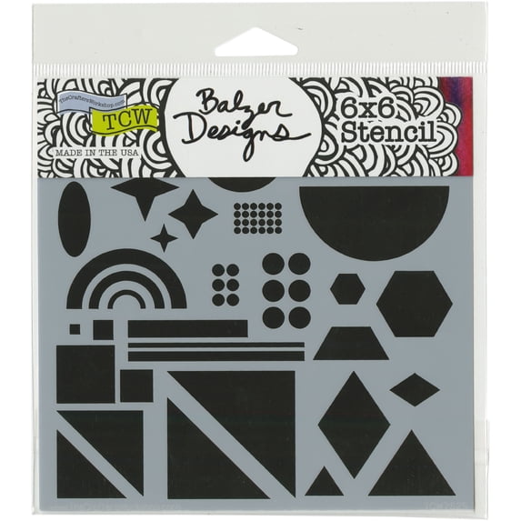 Crafter's Workshop Template 6"X6"-Shapes