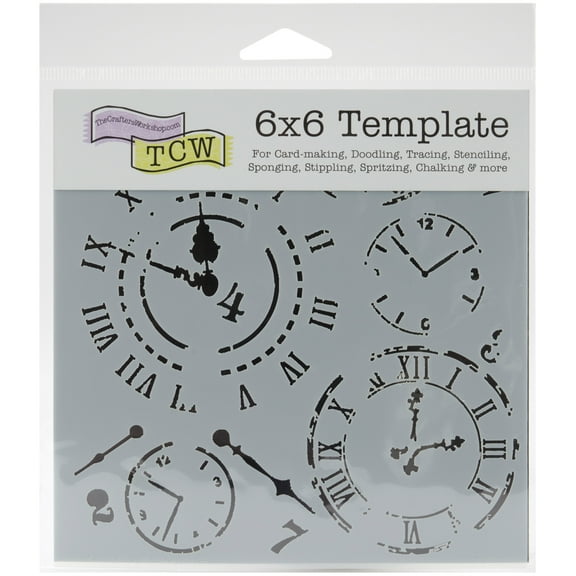 Crafter's Workshop Template 6"X6"-Time Travel