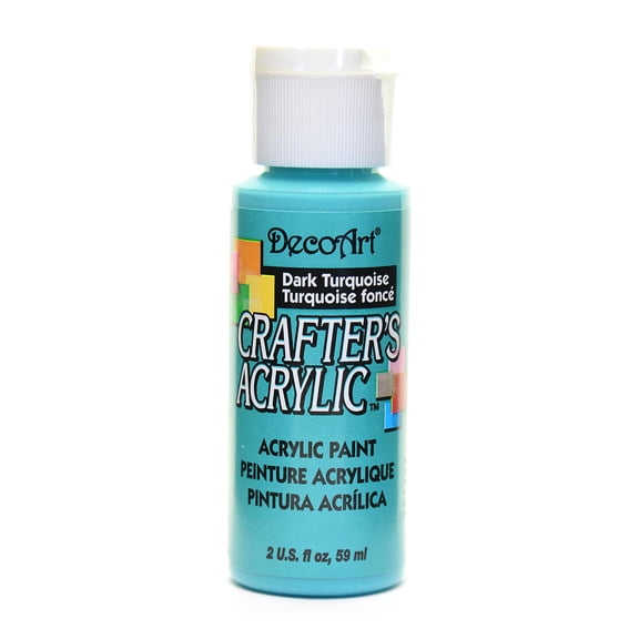 Crafters Acrylic 2 oz dark turquoise (pack of 12)