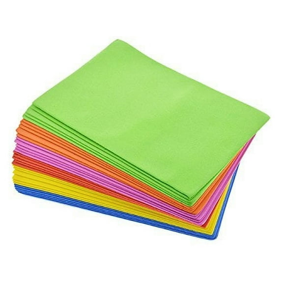 Crafters Square Foam Sheets for Arts and Crafting Projects (32 Sheets, 6 Assorted Colors)