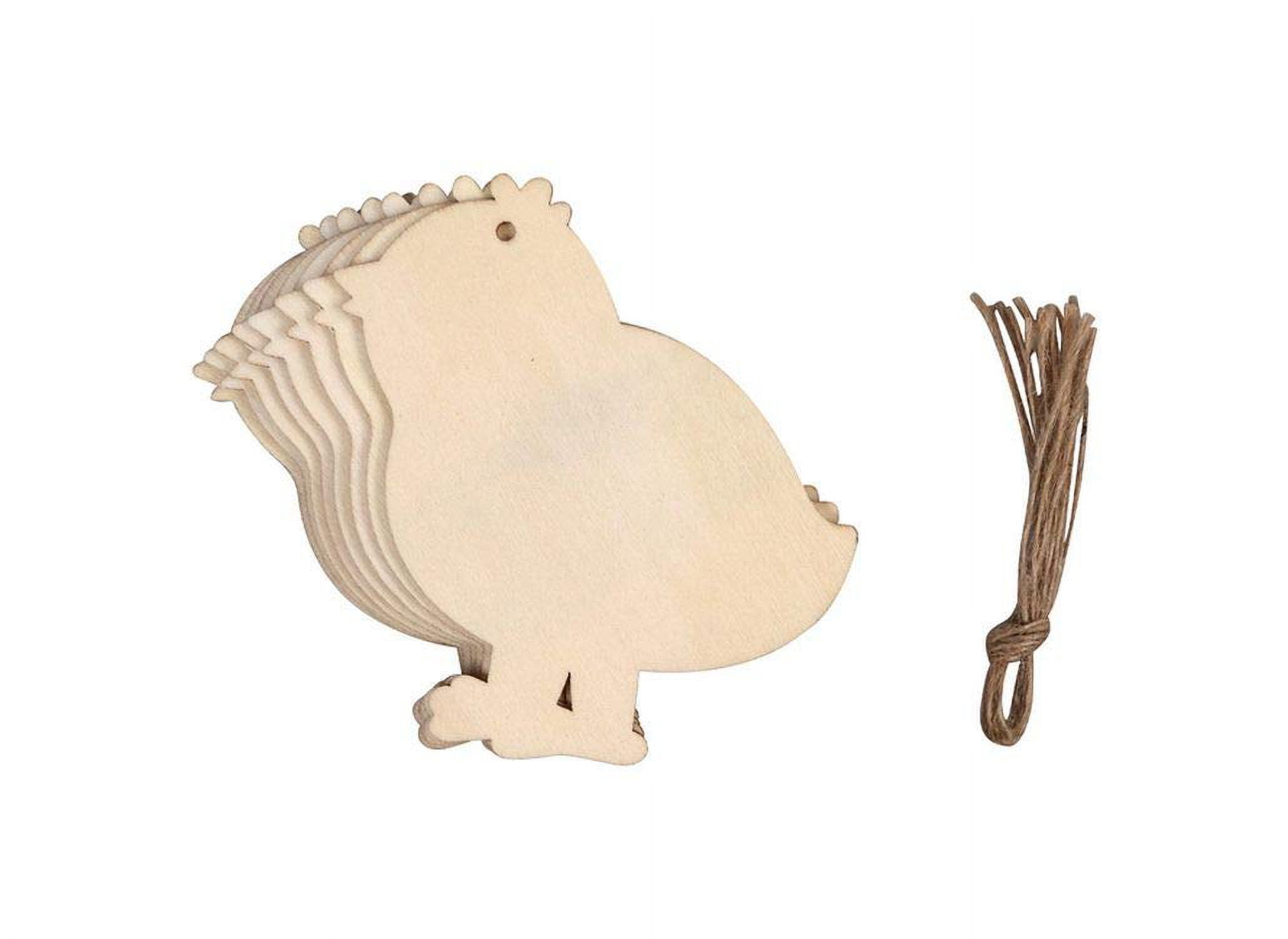 Crafters Square Wood Shape EC36 Cutout Ornament Craft Color Your Own 8