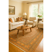 Crafters & Weavers Serapi Soft Washable Non Slip Area Rug 3 x 5