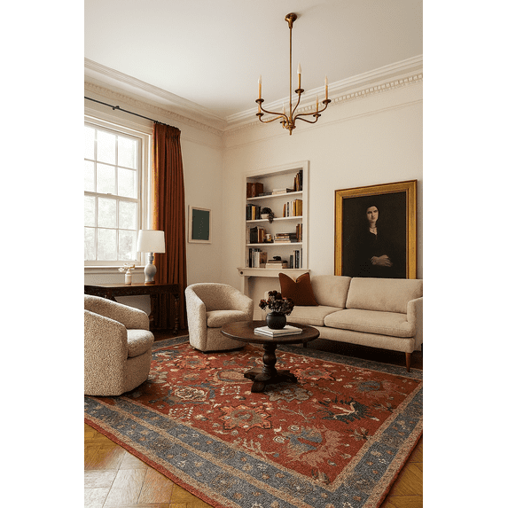 Crafters & Weavers Serapi Soft Washable Non Slip Area Rug (8' x 10')