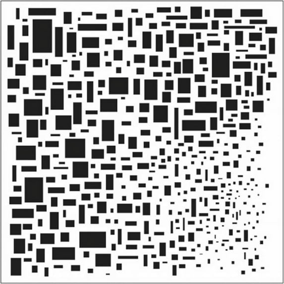 Crafters Workshop 122733 Crafters Workshop Templates 12 in. x 12 in. -Cubist