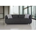 thumbnail image 1 of Crafters and Weavers 92" Vista Collection Mid-Century 3-Seater Sofa in Black, 1 of 5