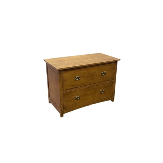 Crafters and Weavers Mission Oak 2 Drawer Lateral File Cabinet - Michael's Cherry