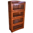 thumbnail image 1 of Crafters and Weavers Arts and Crafts 4-Stack Wood Barrister Bookcase in Cherry, 1 of 6