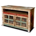 thumbnail image 1 of Crafters and Weavers La Boca Glass Door TV Stand - 45", 1 of 3
