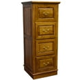 thumbnail image 1 of Crafters and Weavers Legacy 4 Drawer File Cabinet - Light Brown Walnut, 1 of 3