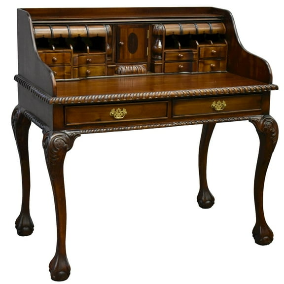 Crafters and Weavers Legacy Escritoire Secretary Desk - Brown Walnut