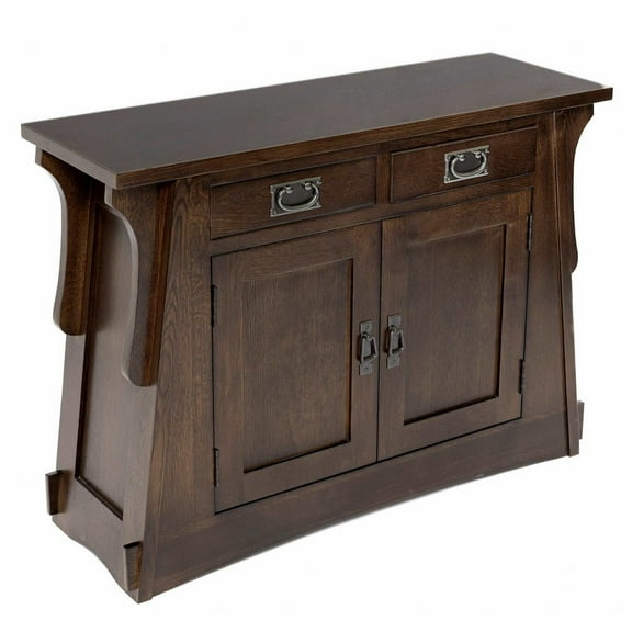 Crafters and Weavers Mission Crofter Style Entry Cabinet - Walnut