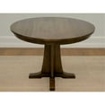 thumbnail image 1 of Crafters and Weavers Mission Quarter Sawn Oak Round Dining Table, Kitchen Table - 42" - Walnut, 1 of 3