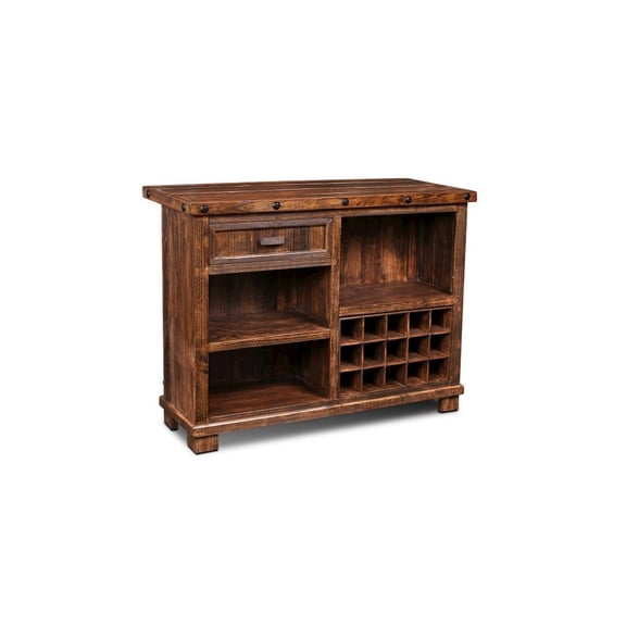 Crafters and Weavers Westgate Bar with Wine Cabinet