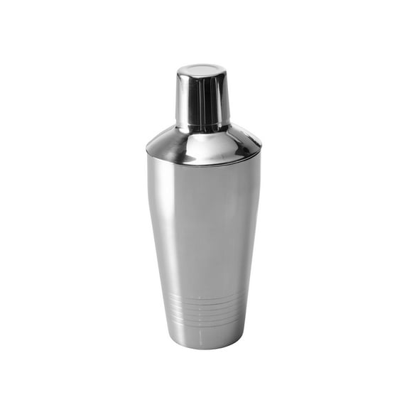 Crafthouse by Fortessa Classic Mixed Cocktail Drink Barware Stainless Steel 3 Piece Shaker, 24 Ounce, CRFCC.3SHKR