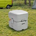 thumbnail image 1 of Craftian 2.64 Gallon Portable Camping Toilet with Level Indicator, Porta Potty RV Toilet, White, 1 of 9