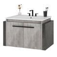 thumbnail image 1 of Craftian 24" Floating Bathroom Vanity, Modern Wall Mount Bathroom Vanity with Sink Combo, Gray, 1 of 9