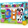thumbnail image 1 of Craftikit Animal Arts and Crafts Kit Ages 3 to 10 20 Piece, 1 of 9