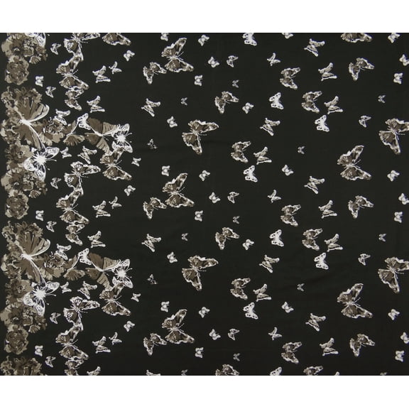 Crafting Dressmaking Butterfly Pattern Cotton Fabric 38" Inches Sewing By The Yard