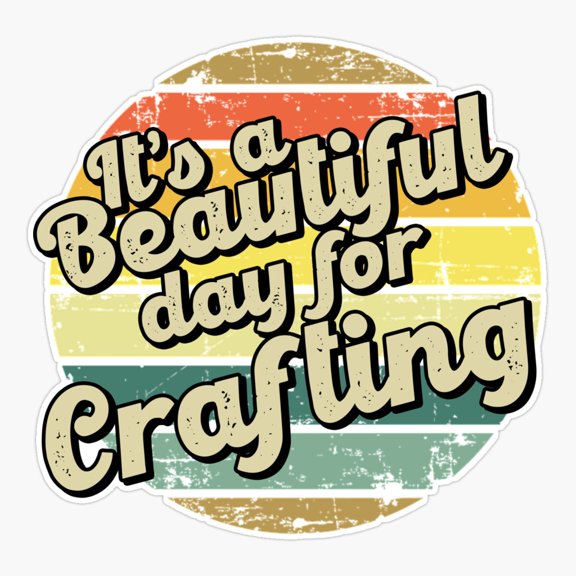 Crafting Hobby Handmade Maker Sticker