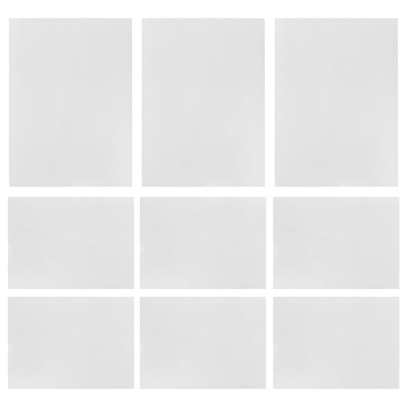 NIAIZEK Home Decoration Acrylic Sheet Transparent 10Pcs 6.7x5in