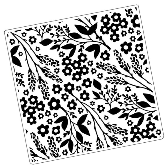 Crafting Stamping Plate for Handmade Projects Sturdy Plastic Texture Art Tool