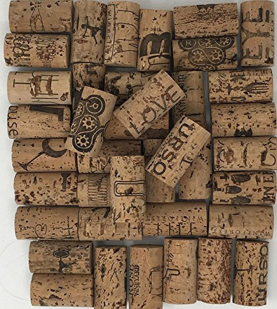 Crafting Wine Corks, All Natural & Same Size With Printed Marked, Craft
