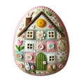 thumbnail image 1 of Crafting with Patchwork Egg DIY Kit - Handmade Embroidered Easter Eggs Craft Complete Material Package and Easy Instructions for Home Ornaments, 1 of 7