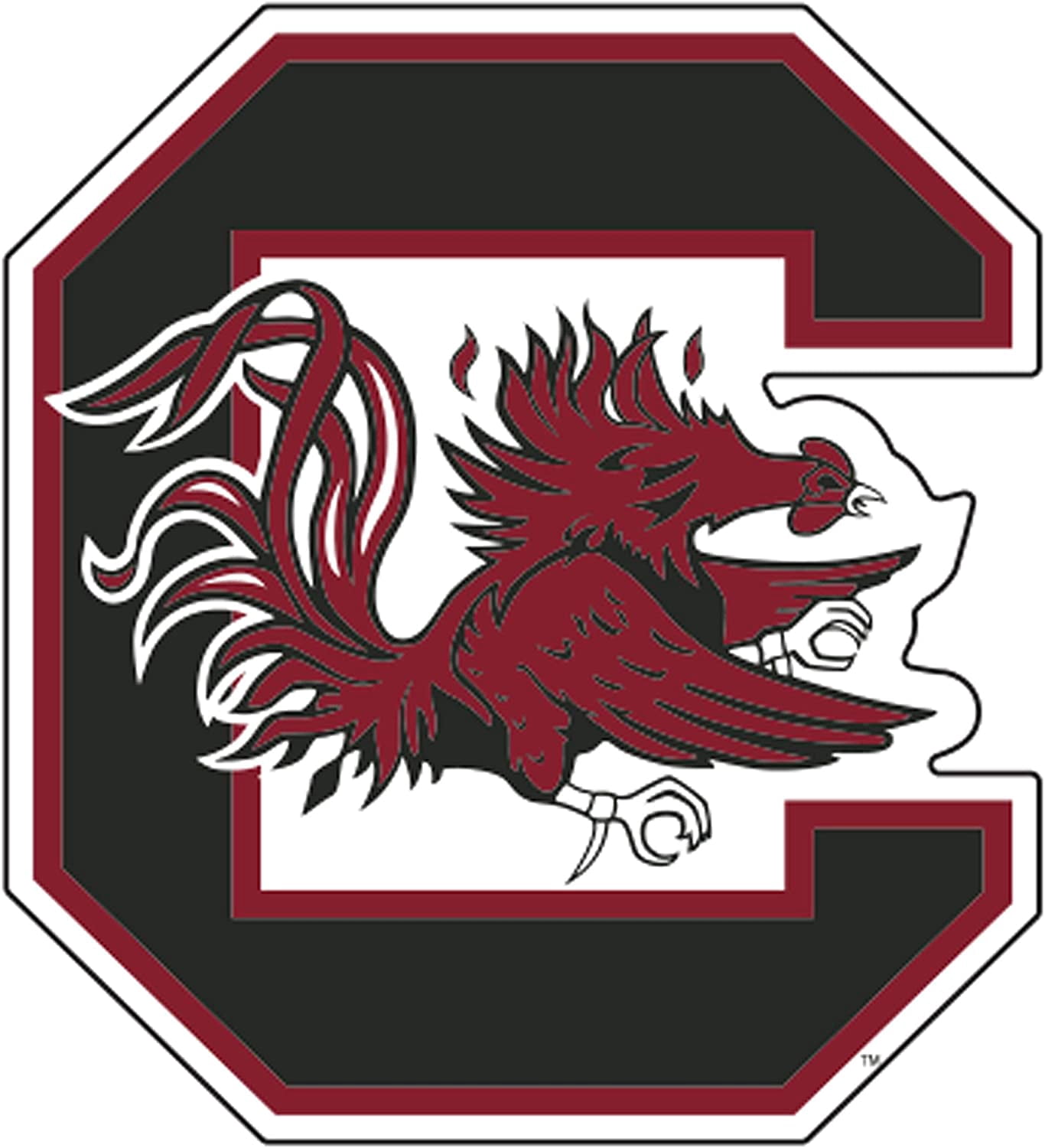 Craftique South Carolina Magnet (C Gamecock Magnet (3''4''6''12''18''), 6 in)