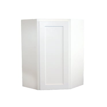Craftline Ready to Assemble White Shaker Angle Cabinet